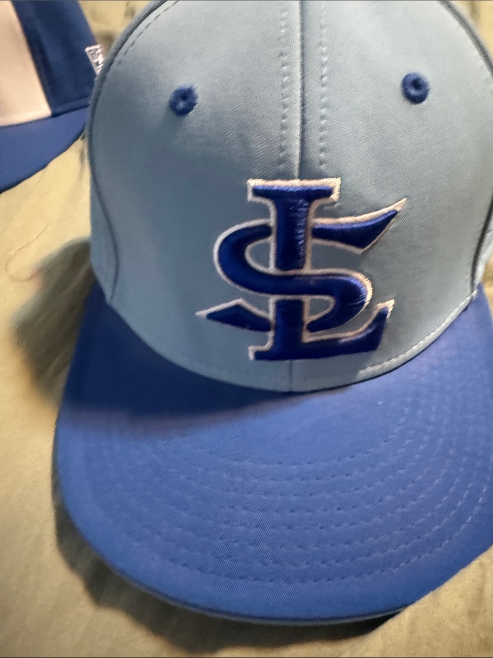 Under Armour Light Blue and Royal Blue Perforated Baseball Cap